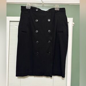 Ann Taylor button front pencil skirt Sz 12